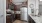 kitchen with dark cabinets and appliances