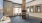 room with mirrors and community workspace